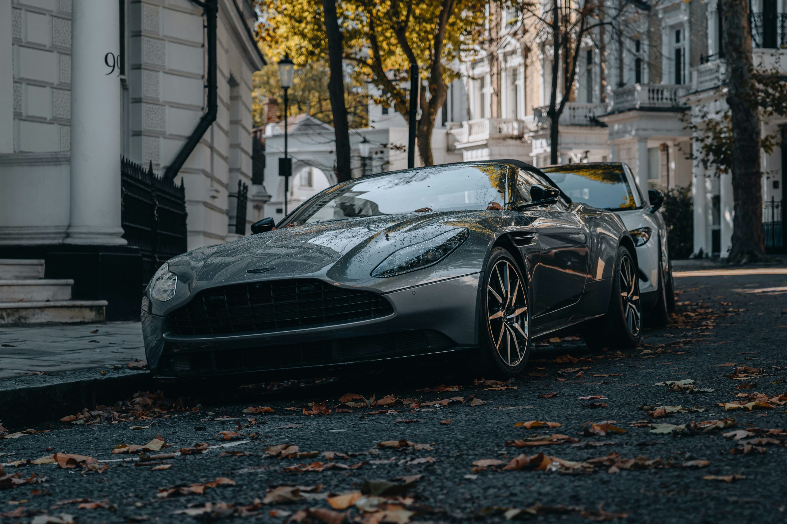 Aston Martin on a London street